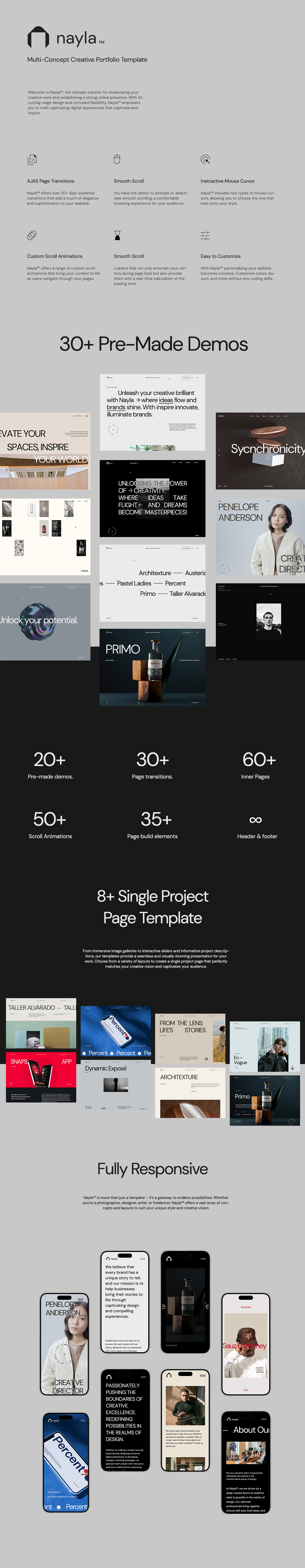 Nayla - Multi-Concept Creative Portfolio Template - 2