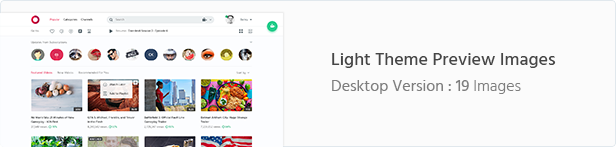 Circle: Video Sharing Website PSD Template - 14