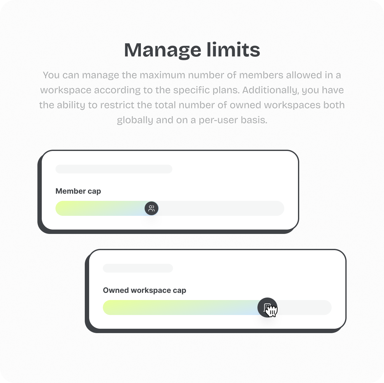 Manage limits @heyaikeedo #aikeedo