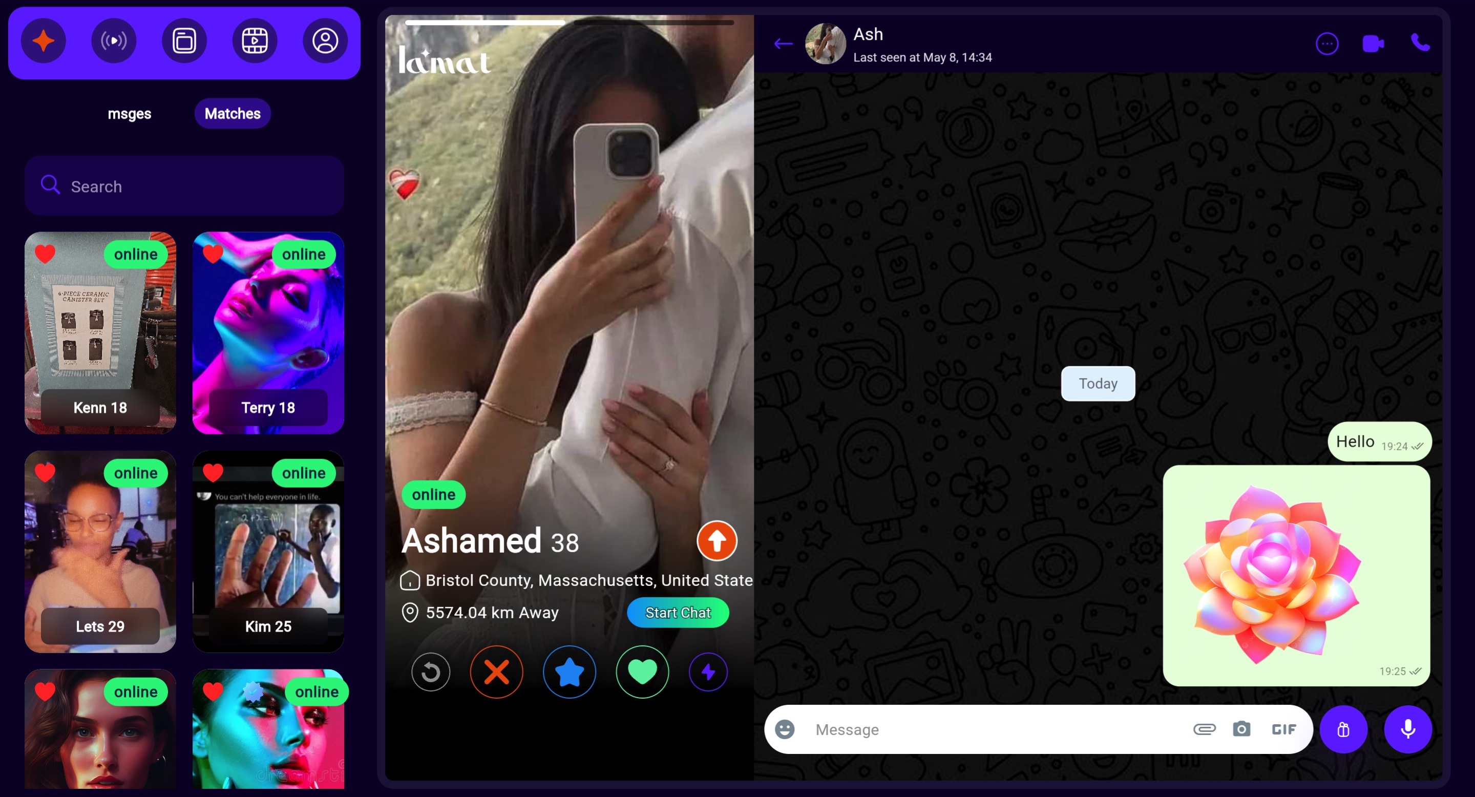 Lamat Ultimate Online Dating Platform, Video Dating, Live Stream