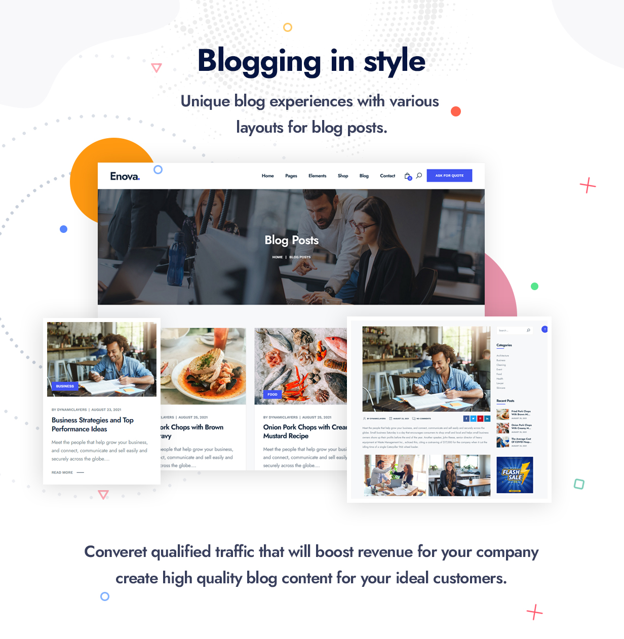 Multipurpose wordpress theme
