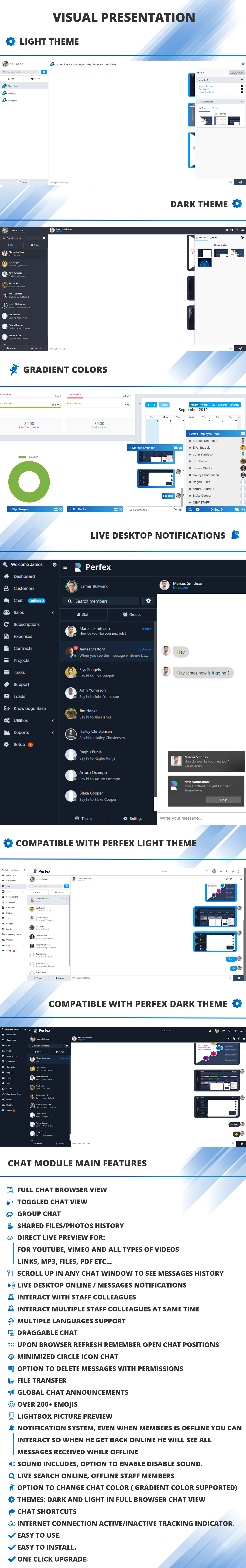 Perfex CRM Employee Chat - 1