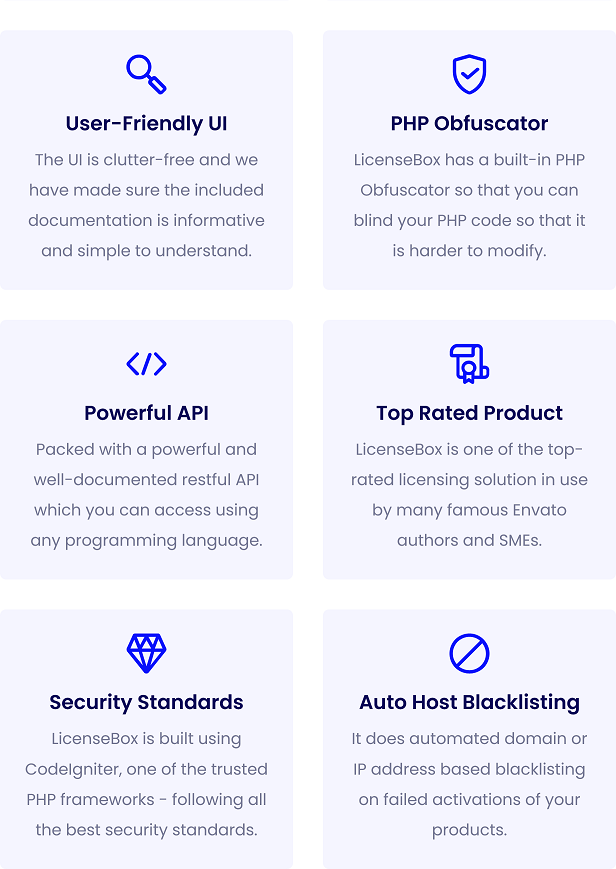 LicenseBox is a top-rated licensing solution in use by many famous Envato authors.