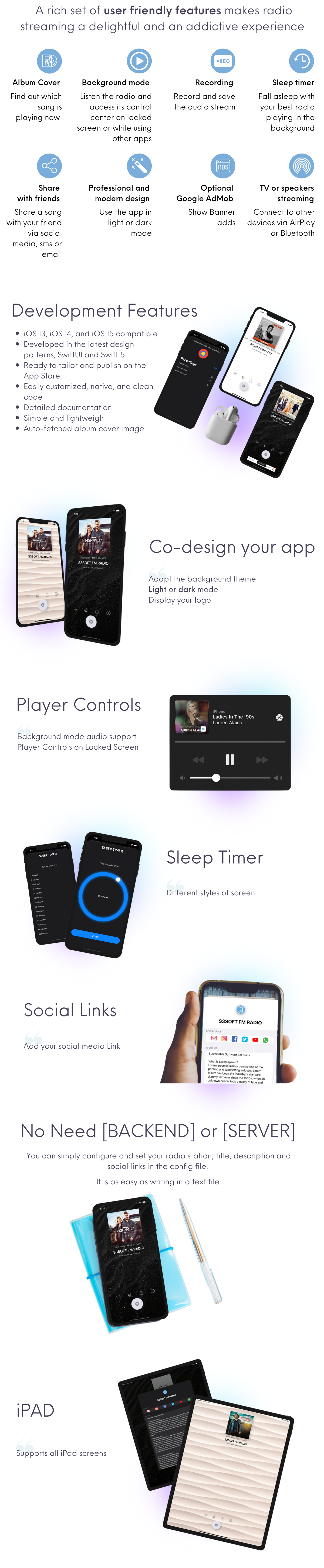 fm radio stations online free on Single Full Radio App Ios Swift Swiftui Radio Station Internet Fm Radio By S3soft