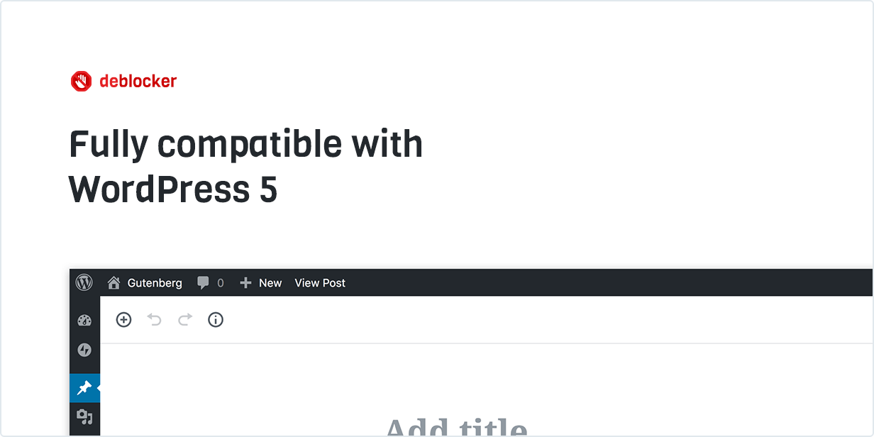 Fully compatible with WordPress 5