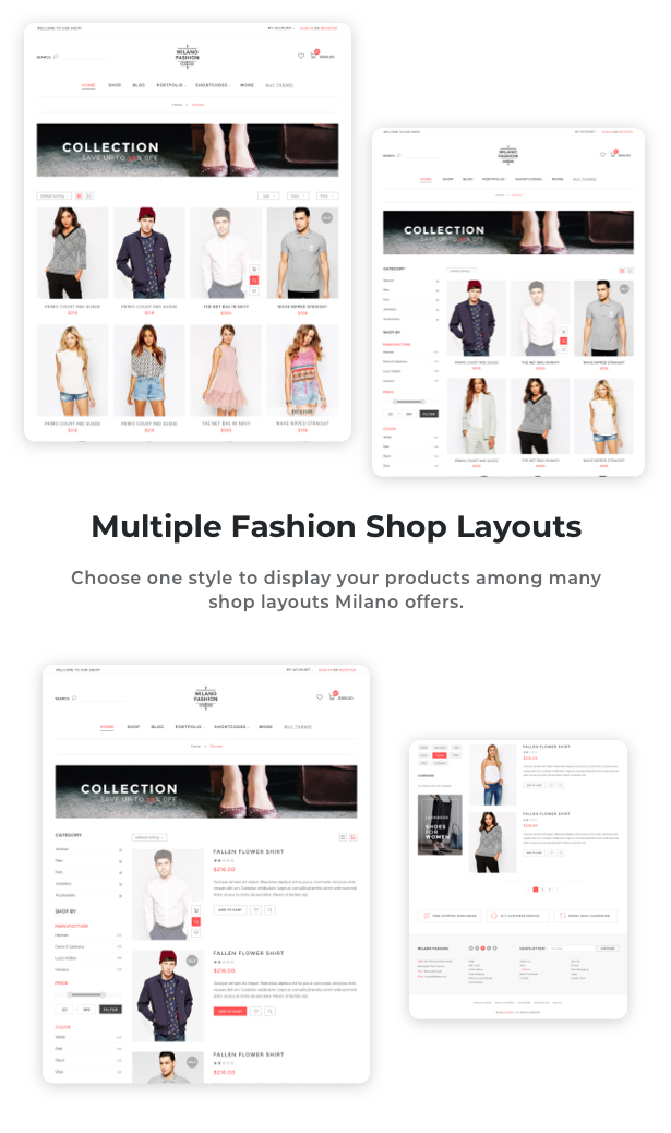 Milano - Awesome Fashion Responsive WooCommerce Theme