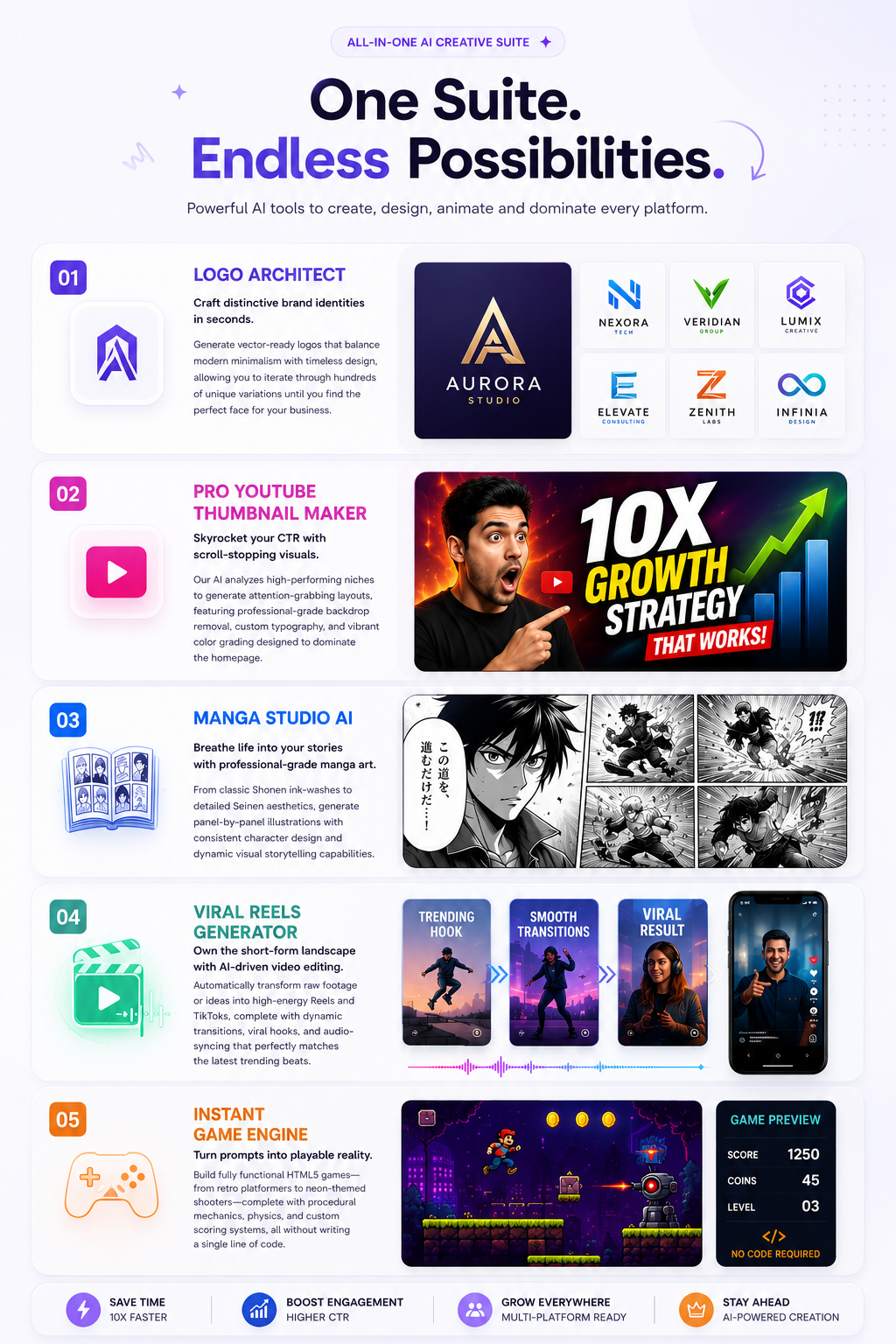 AI Suite – AI Website Builder and Live chat, ai image and ai video generator& Gemini AI Powered SaaS - 2