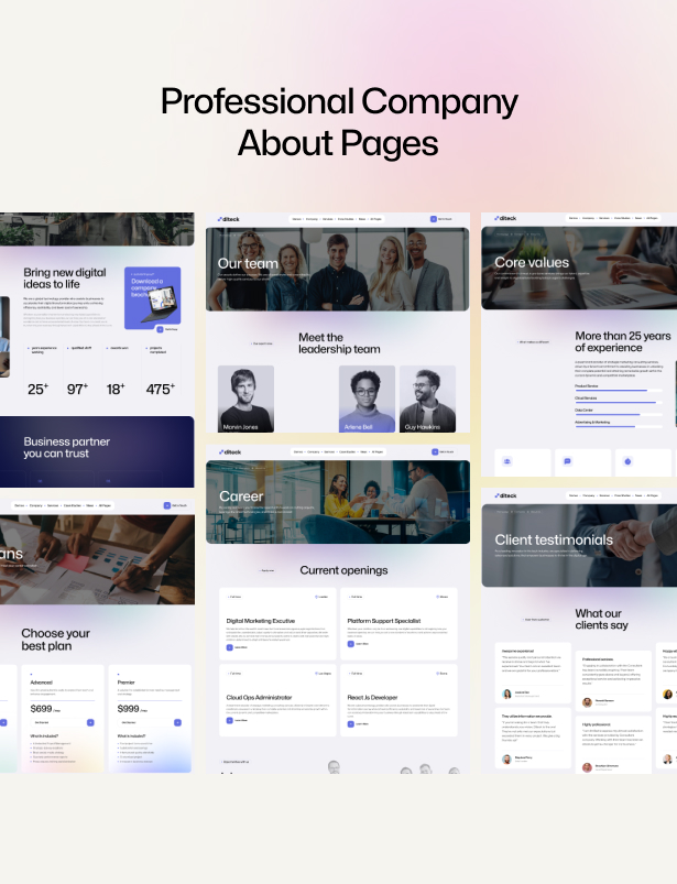 Diteck - Digital Agency WordPress Theme
