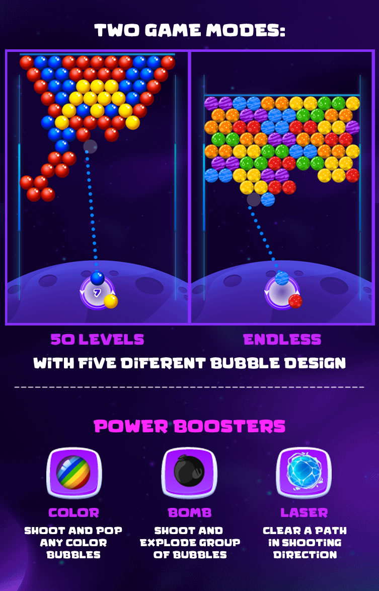 Bubble Shooter - HTML5 Game - 2