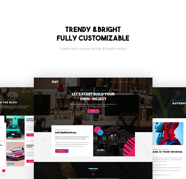 Derwati - Trendy & Creative Portfolio Theme - 1