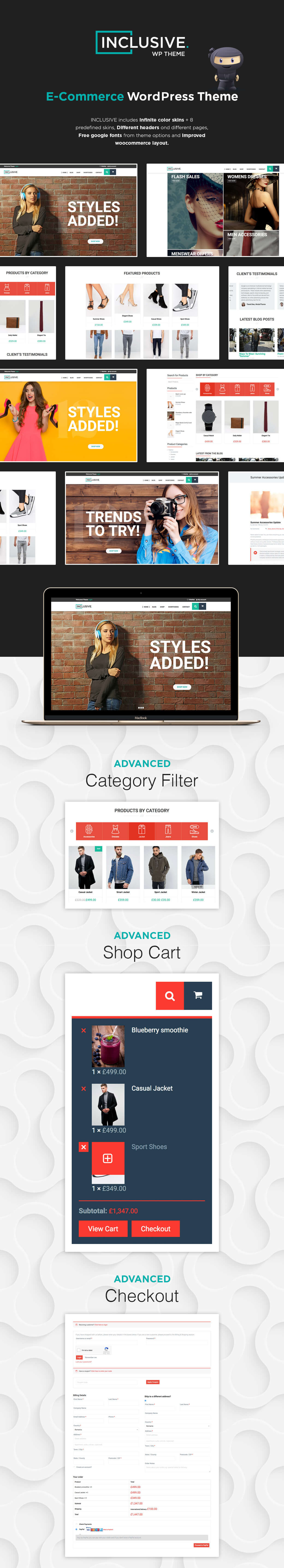 Inclusive - Fashion Shop WordPress Theme - 1