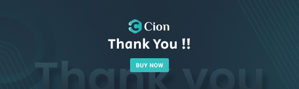 Cion Admin Dashboard theme