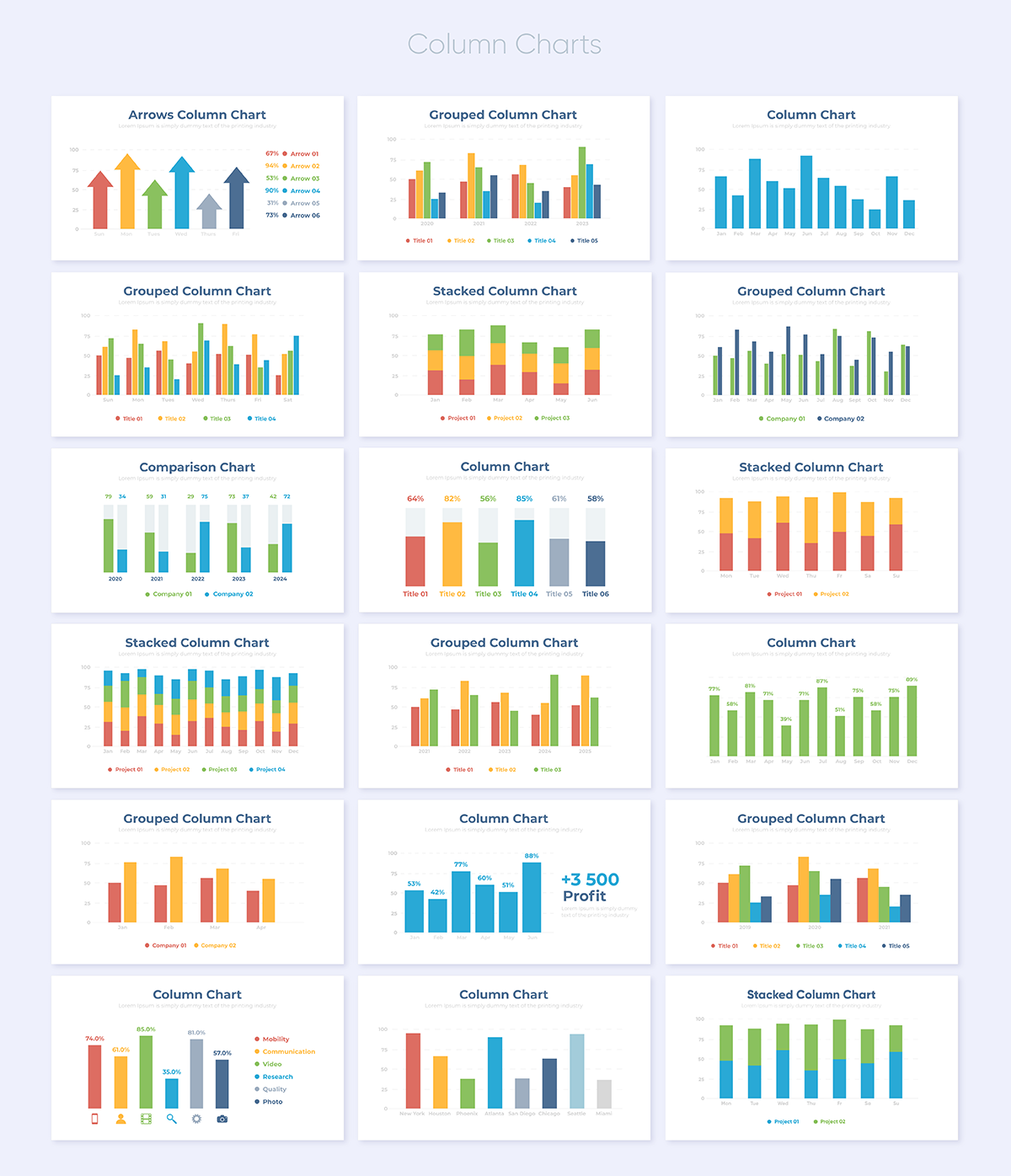 Infographics Pack - 25