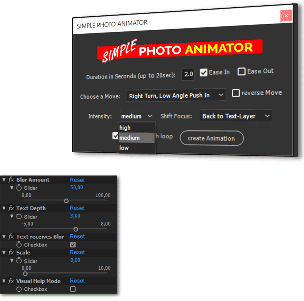 simple photo animator - free download after effects scripts