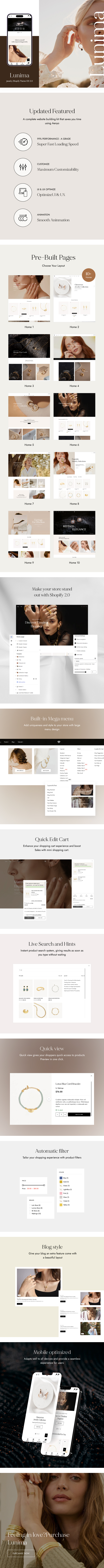 Lunima – Jewelry Shopify Theme OS 2.0 - 1