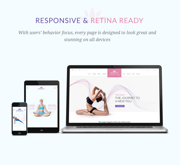 Hermosa - Health Beauty and Yoga WordPress Theme