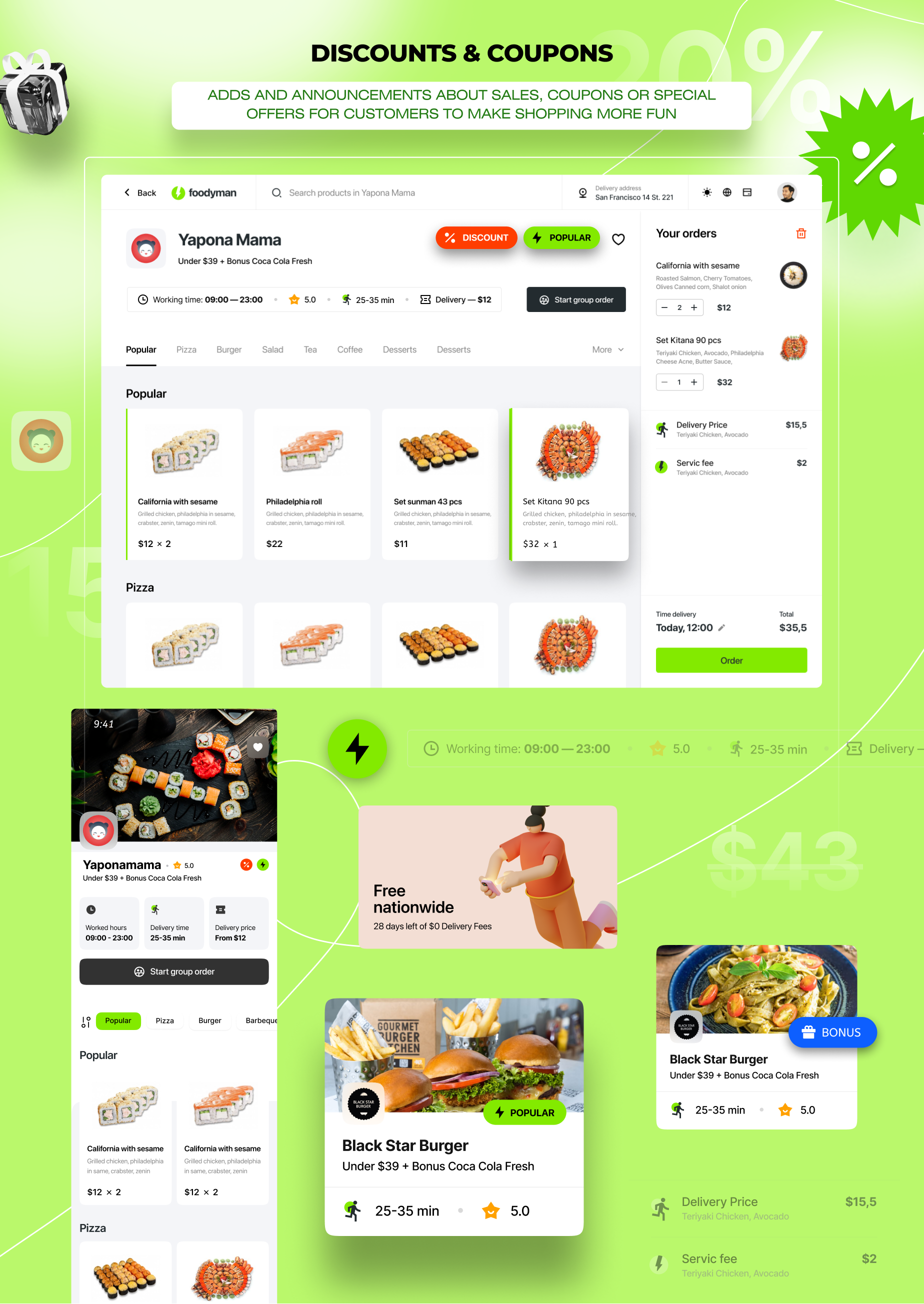 Foodyman - Multi-Restaurant Food and Grocery Ordering and Delivery Marketplace (Web & Customer Apps) - 16