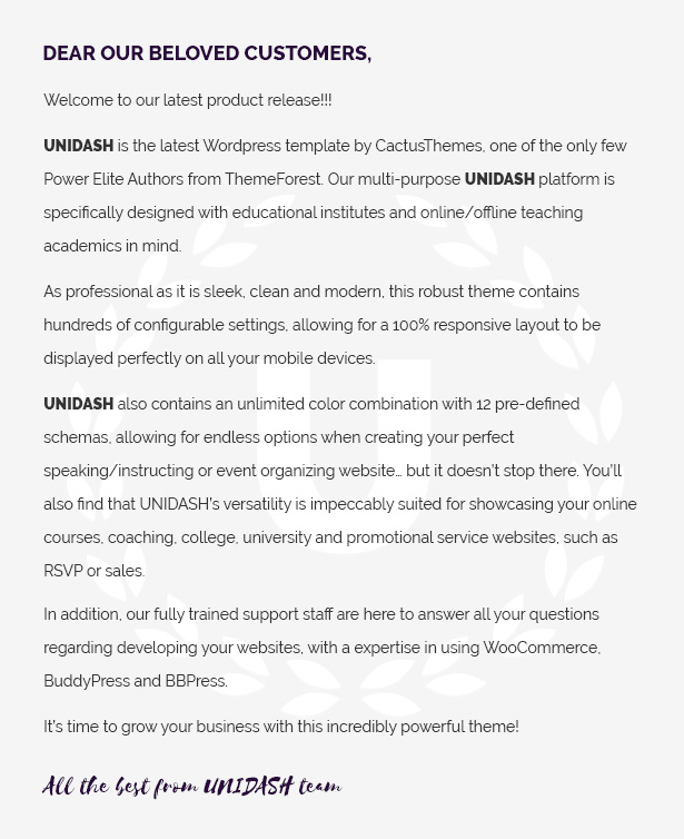 Unidash - WordPress Theme for University and Online Education - 10