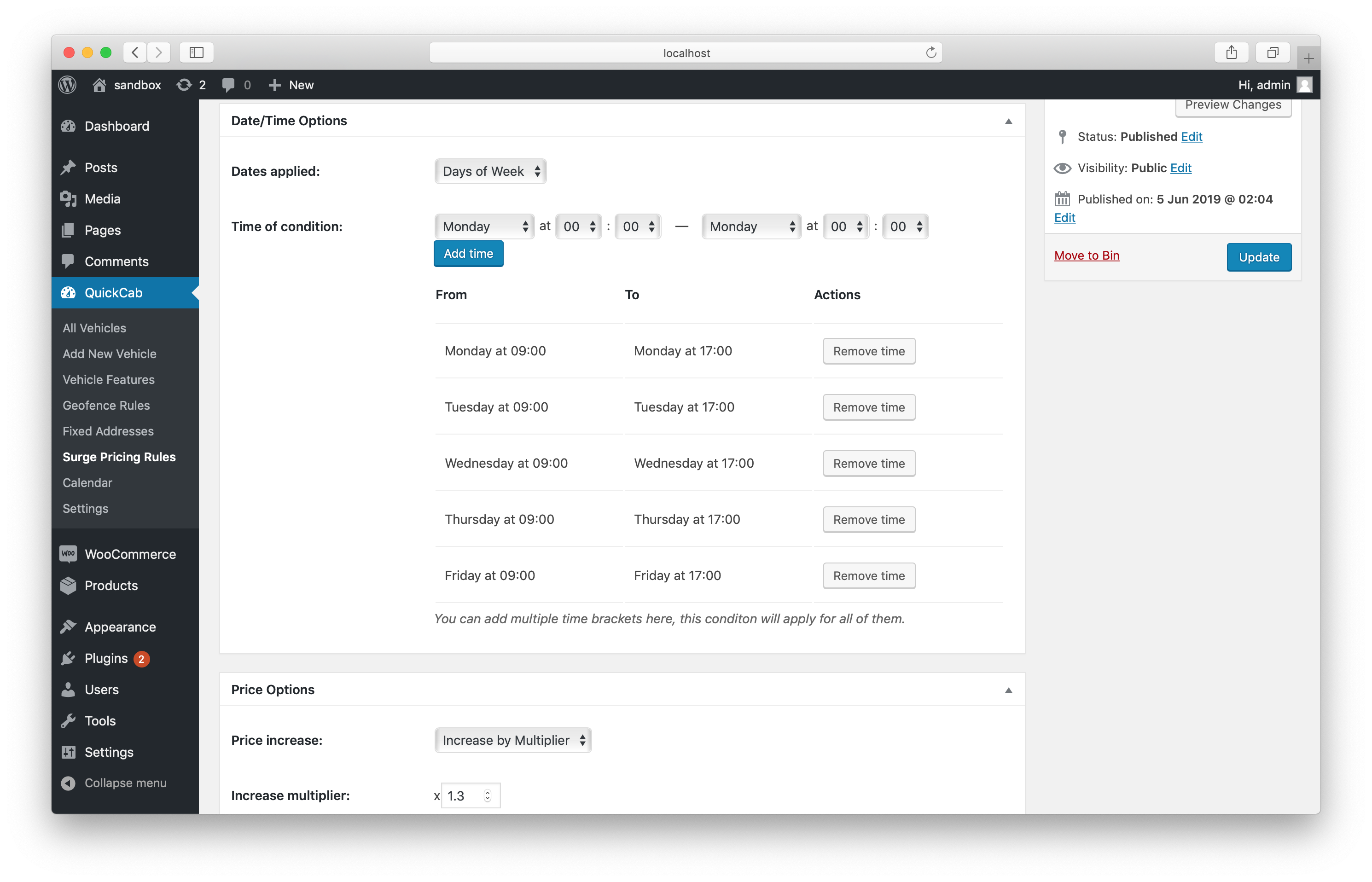 QuickCab: WooCommerce Taxi Booking Plugin - 6
