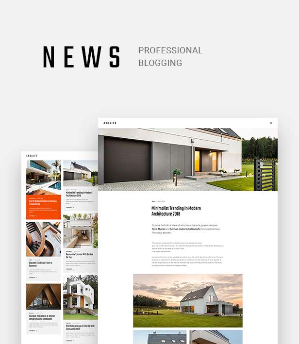 Arquito - Architecture & Interior PSD Template - 9