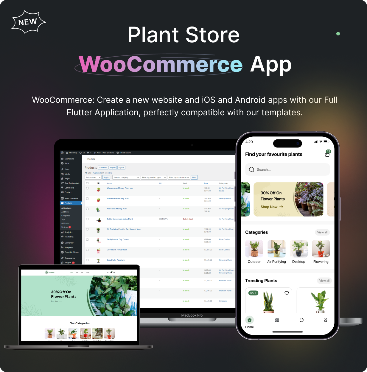 Seed2Plants App - Online Plant Store Flutter 3.x (Android, iOS) WooCommerce Full App | Shopping App - 5