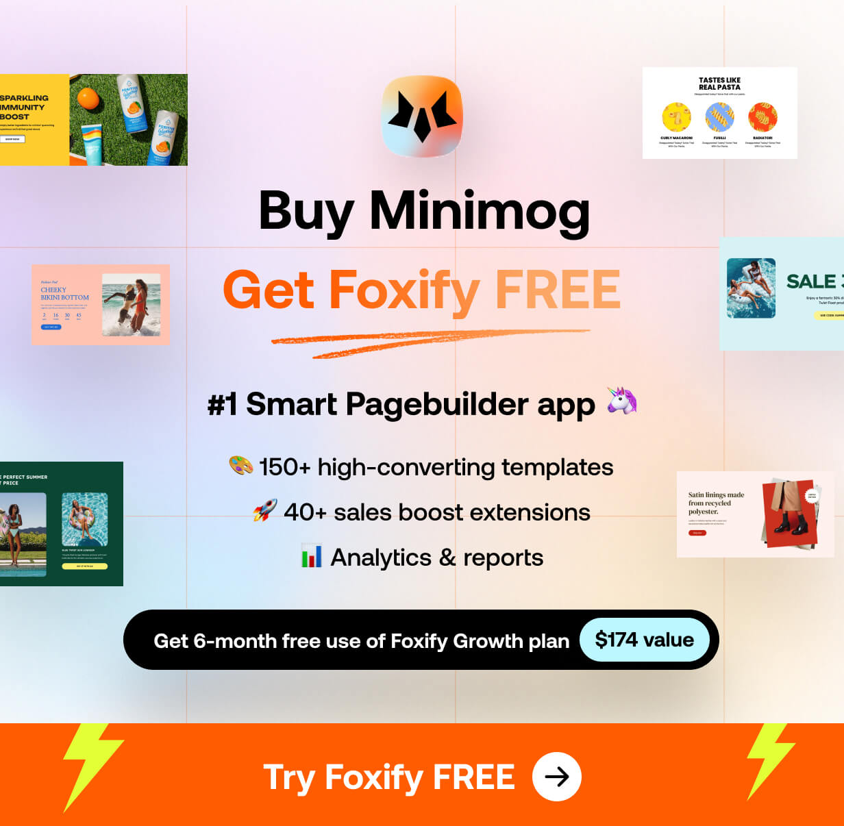 Minimog - Next-gen Multipurpose Shopify theme 2.0 - Buy Minimog get Foxify free