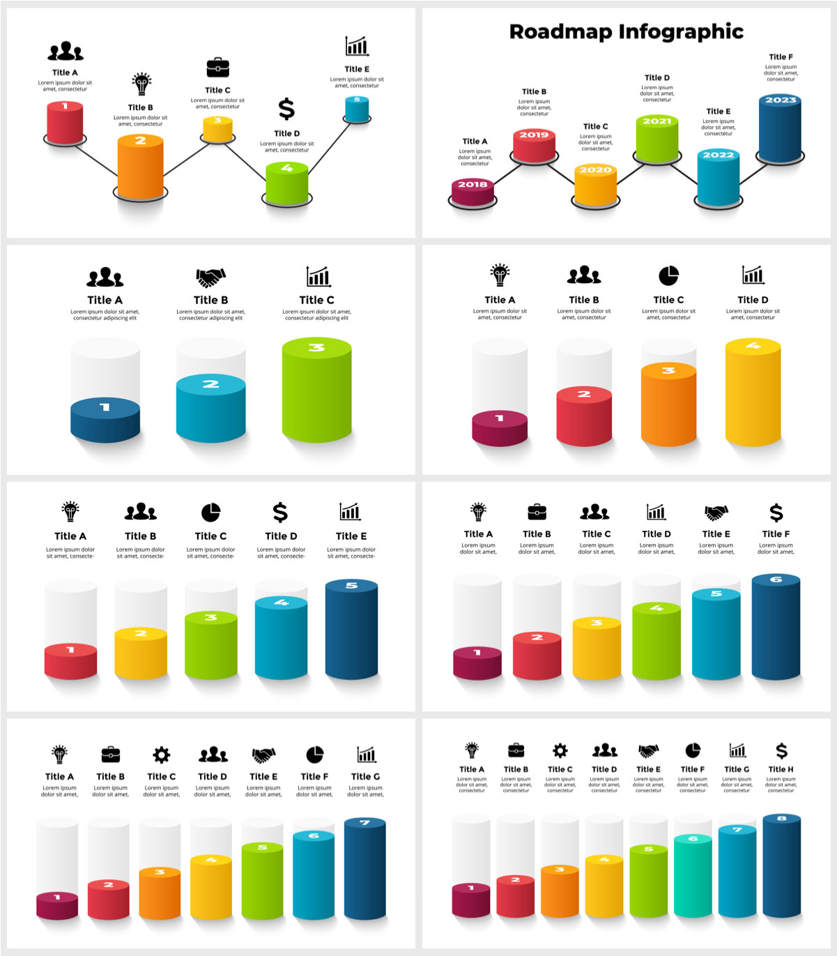 Wowly - 3500 Infographics & Presentation Templates! Updated! PowerPoint Canva Figma Sketch Ai Psd. - 173