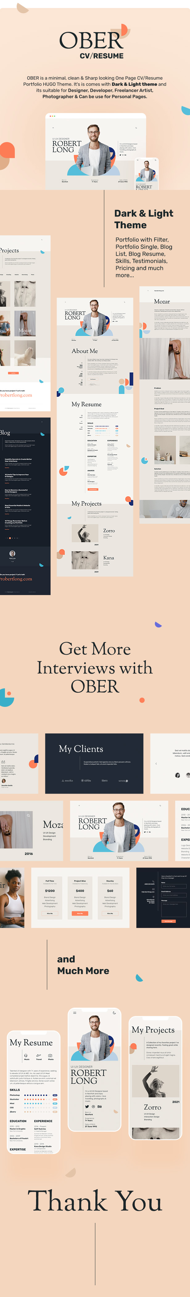 CV Resume Hugo Theme