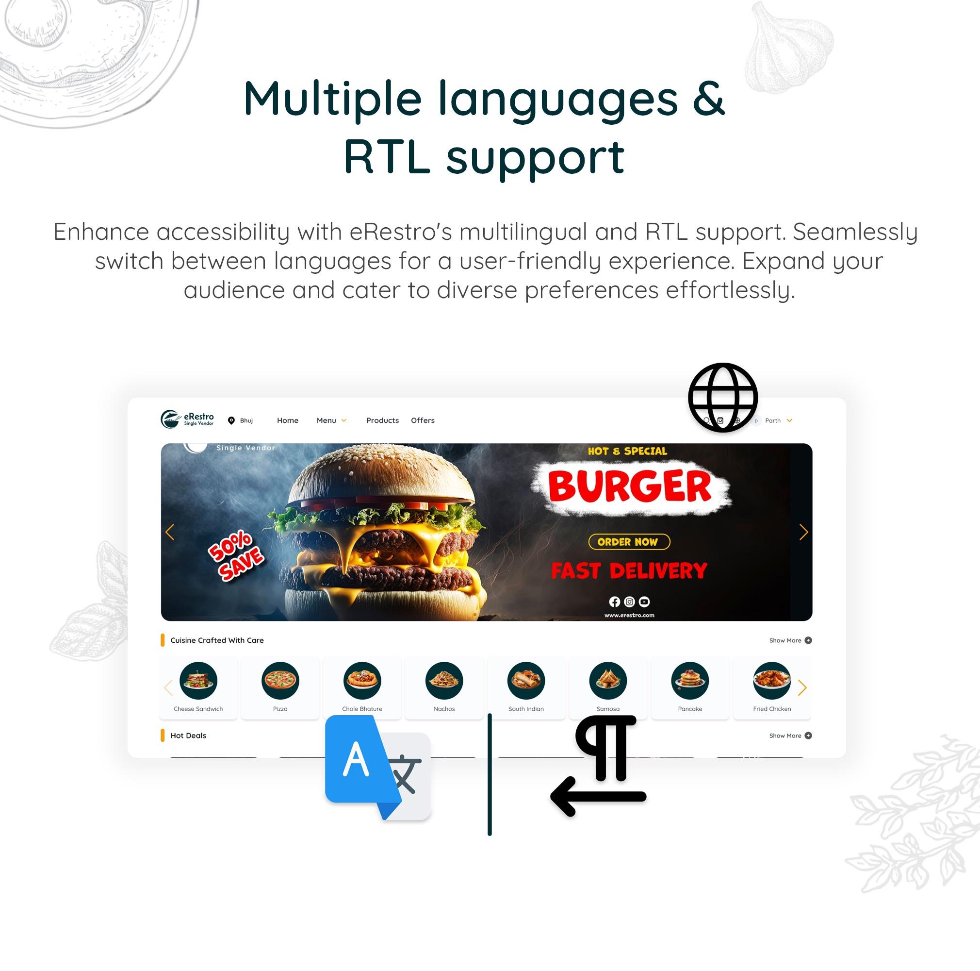 eRestro - Single Vendor Restaurant Flutter App | Food Ordering App with Admin Panel | Web Version - 37