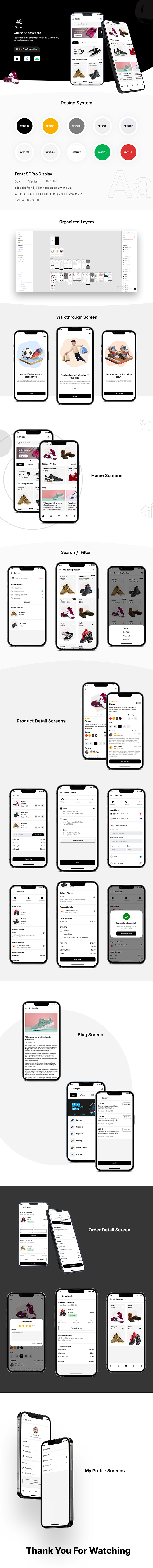 Rapidbox : Online shoes store Flutter 3.x (Android, iOS) UI app | Footwear app templates - 4