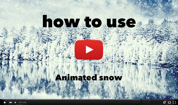 Gif Animated Snow Photoshop Action - 33