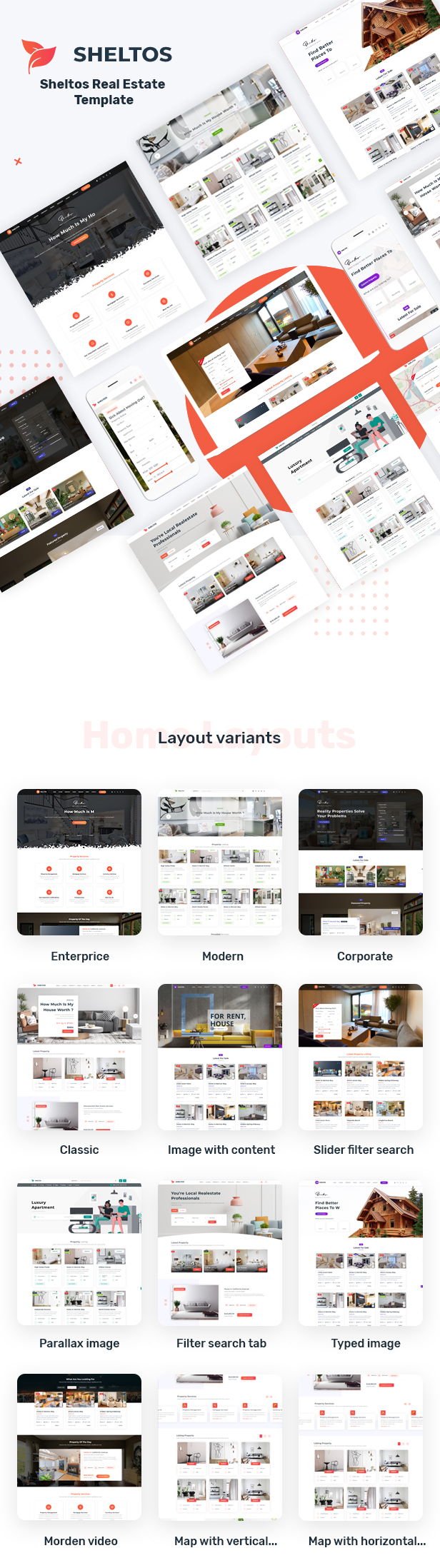 Sheltos - Real Estate React Next Js Template