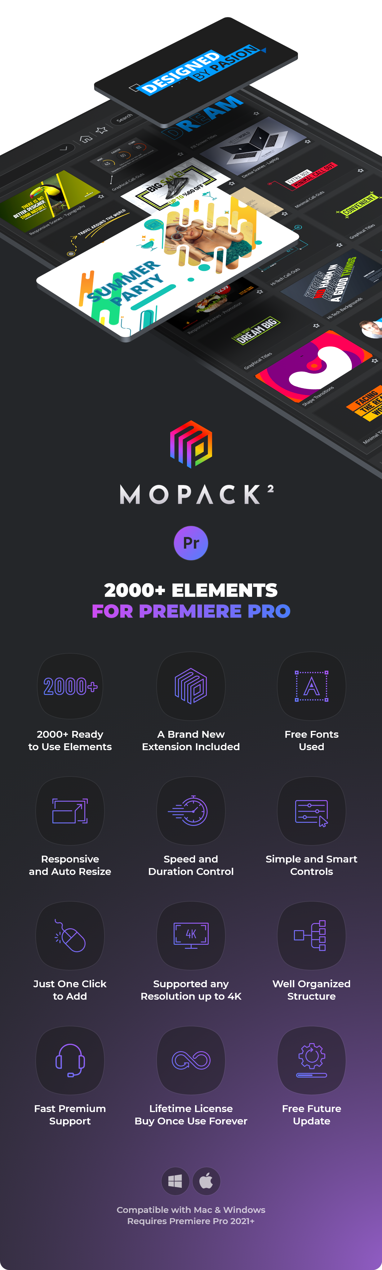 MoPack - Motion Graphics Pack for Premiere Pro - 3