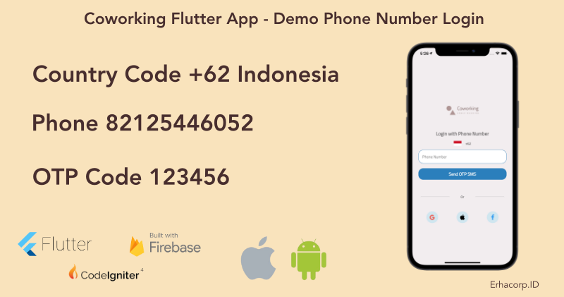 Coworking - Workspace Booking Flutter App with Admin Panel - 1