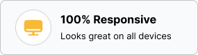 100% Responsive
