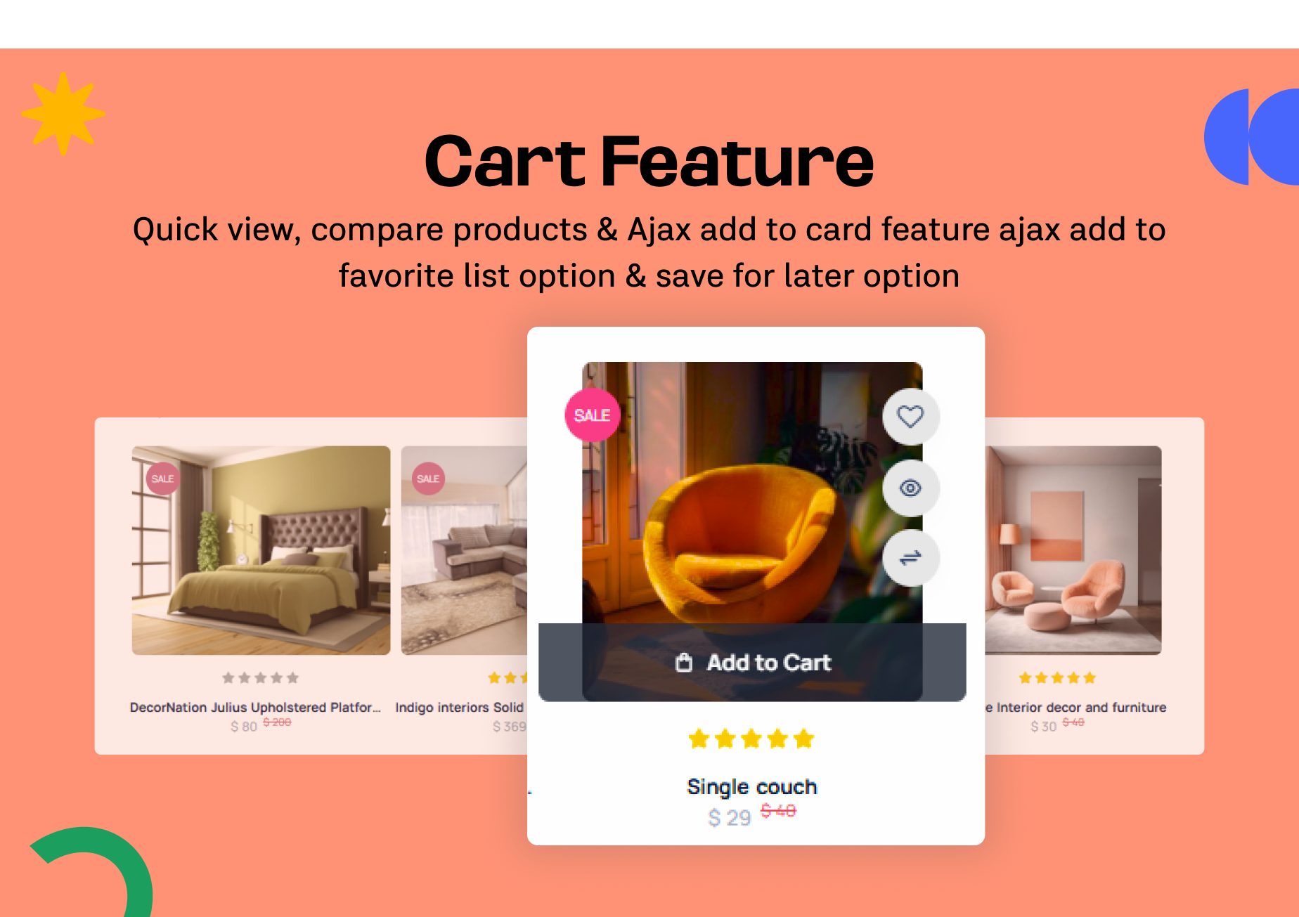 Online/Offline Cart Feature - eShop website Multi vendor ecommerce marketplace / CMS