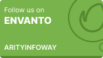 Follow us on Envanto - ARITYINFOWAY