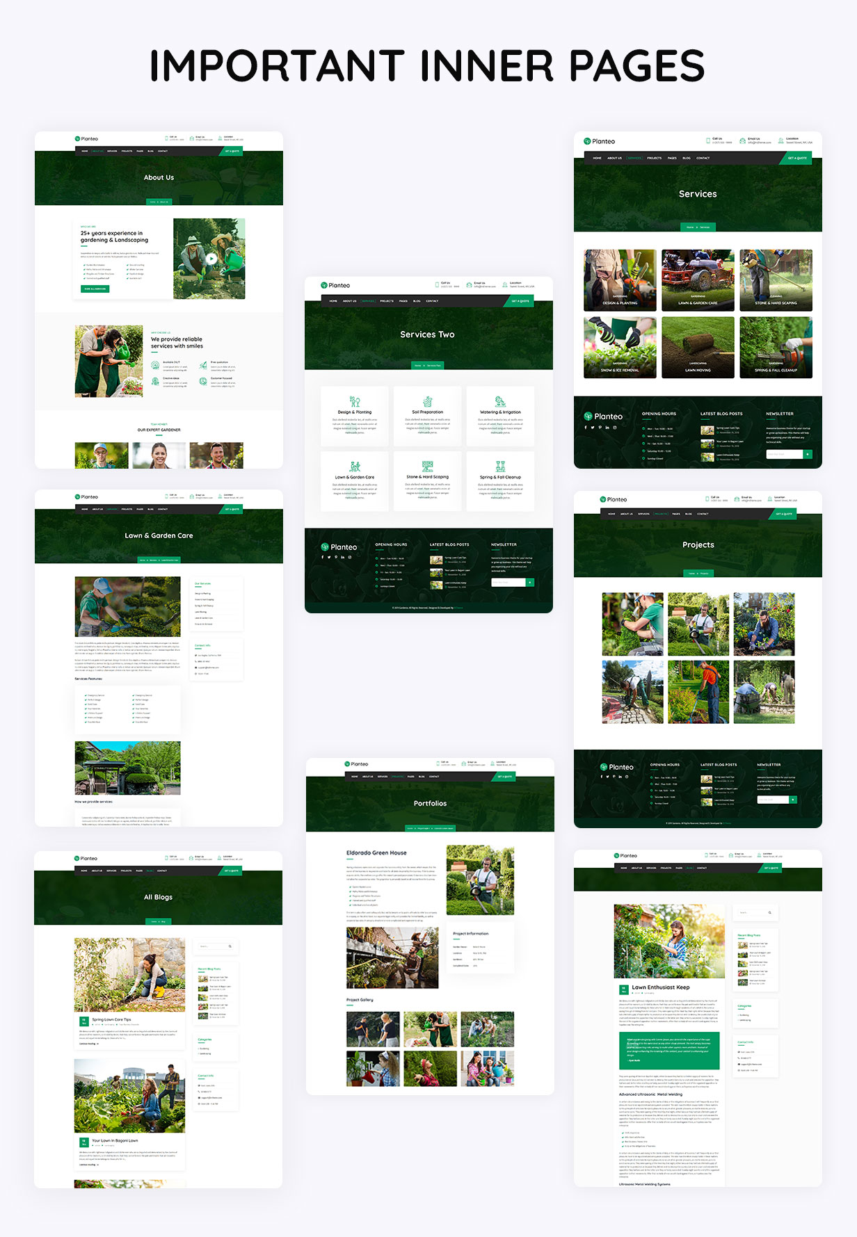 Planteo - Gardening & Landscaping WordPress Theme