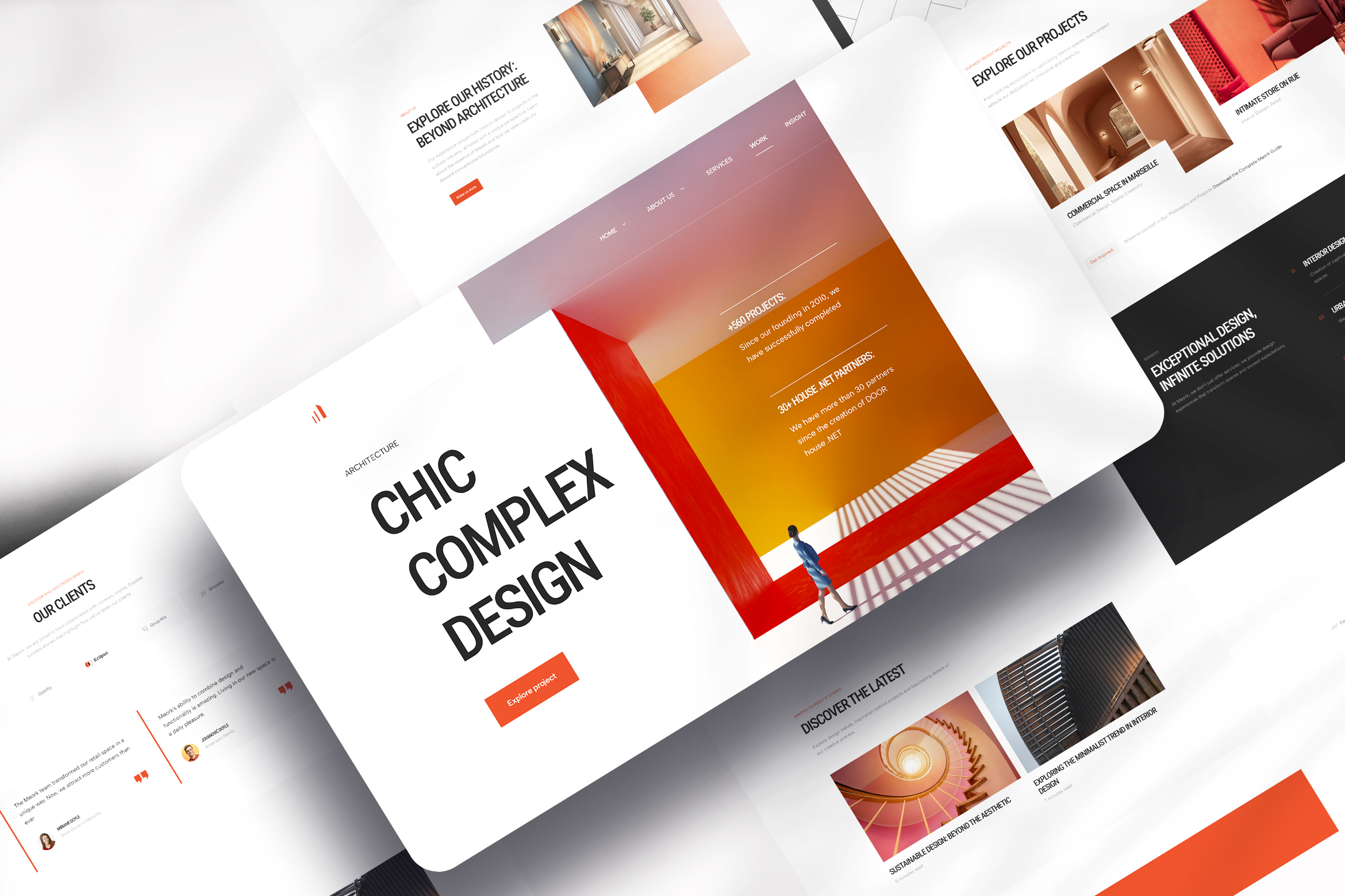 Moork - Architecture Figma Template - 3