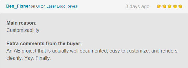 Glitch Laser Logo Reveal Review