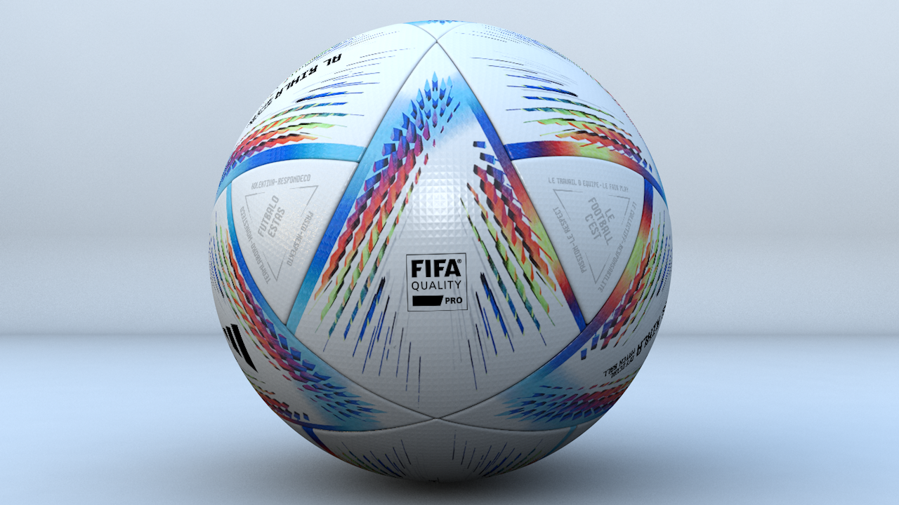 Official Al Rihla 3d model. Qatar World Cup 2022. Ready for render. NO PLUGINS. - 4