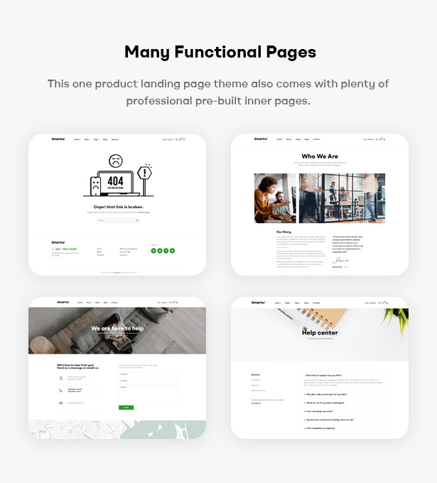 Smartic - Product Landing Page WooCommerce Theme