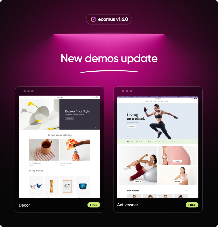 Ecomus - Ultimate Shopify OS 2.0 Theme - 1