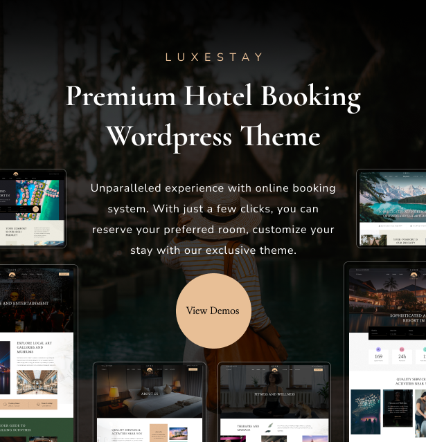 LuxeStay - Hotel Booking WordPress theme - 2