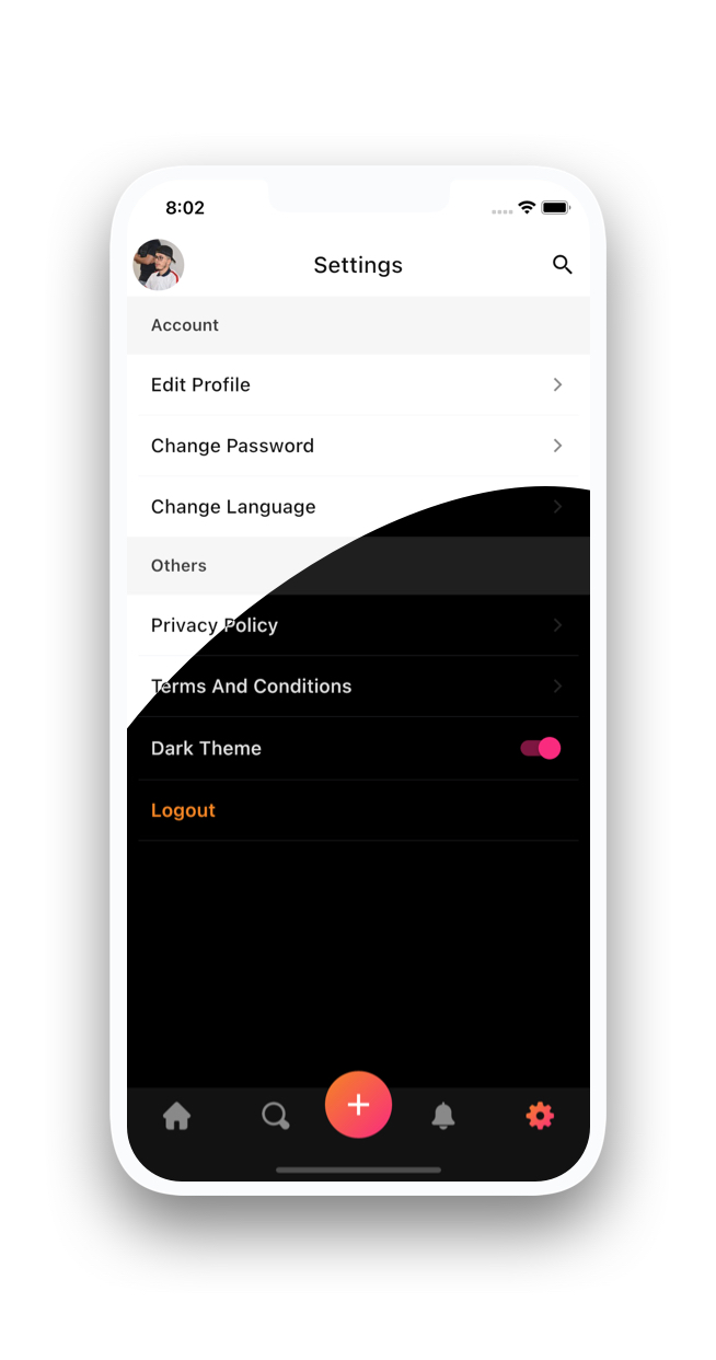 HeyP - Flutter Social App - 7