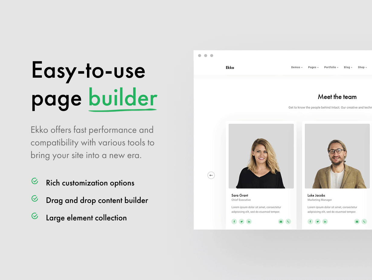 Ekko - Multi-Purpose WordPress Theme with Page Builder - 8