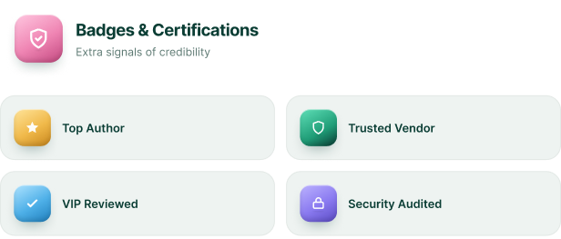 Badges and Certifications