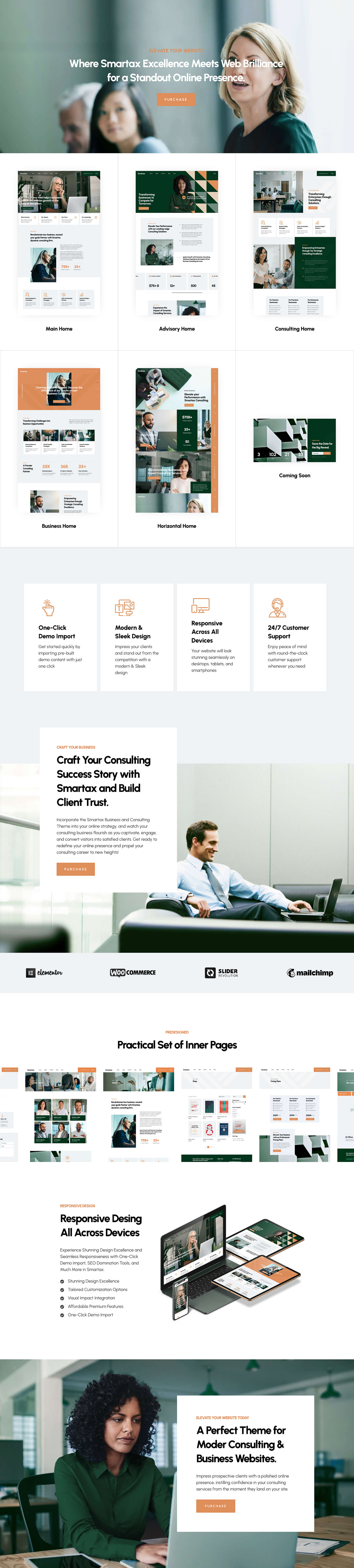 Smartax - Business Consulting WordPress Theme