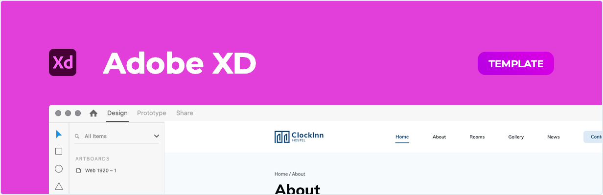 Clockinn – Hostel Template for XD