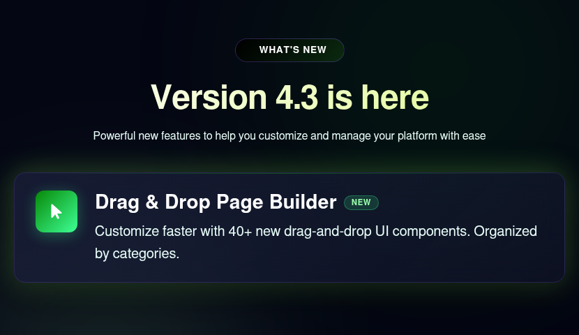 Nova atualização do Mentor LMS